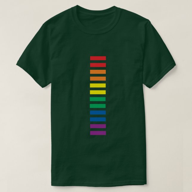 CAMISETA SINAL DE IGUALDADE DE RAINBOL GAY LGBTQI ORGULHO L (Frente do Design)