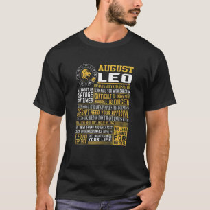 Camiseta Sinal de Leão Zodiac, Melhor Nascer Para Mulheres