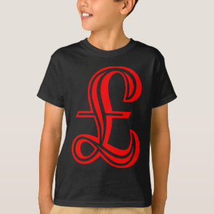 Camiseta Sinal de libra - Vermelho