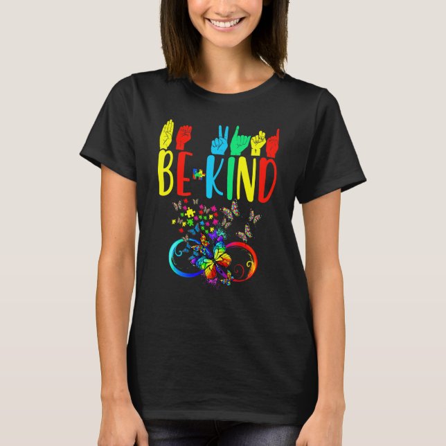 Camiseta Sinal de Língua de Sinais do Mês de Conscientizaçã (Frente)
