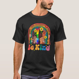 Camiseta Sinal de Linguagem de Sinais Mão Falando Lgbtq Arc