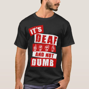 Camiseta Sinal de linguagem Deficientes Auditivos Palavra