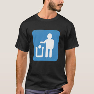 Camiseta Sinal de Lixo no Cesto