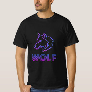 Camiseta Sinal de Lobo e Ilustração