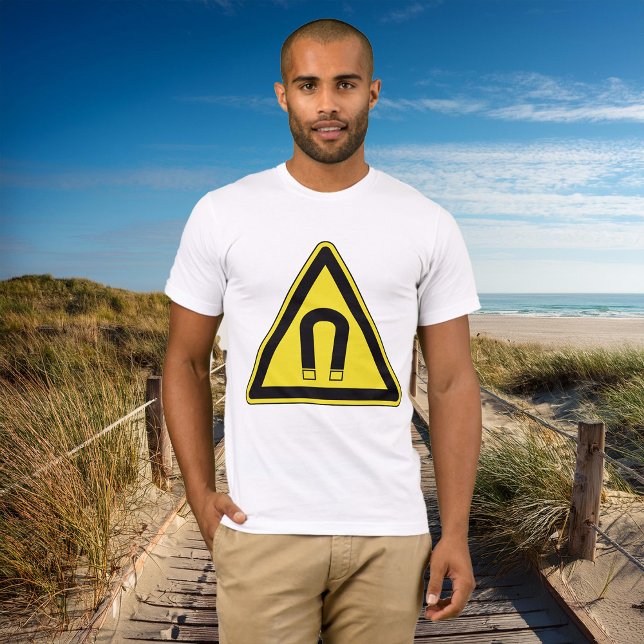 Camiseta Sinal de Magnet Mens T-Shirt (Criador carregado)