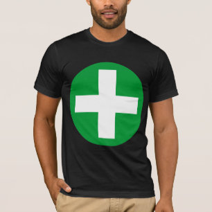 Camiseta Sinal de Mais branco com verde