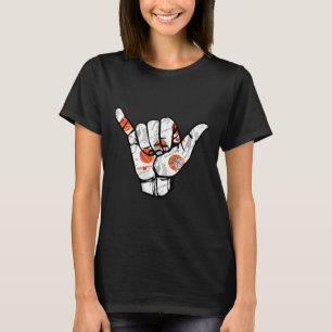Camiseta Sinal de Mão de Basquete