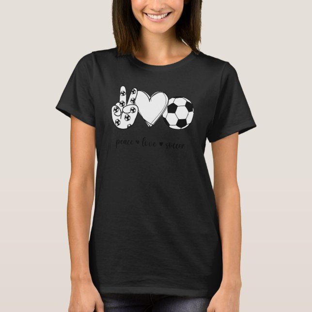 Camiseta Sinal de Mão de Paz do Futebol de Paz (Frente)