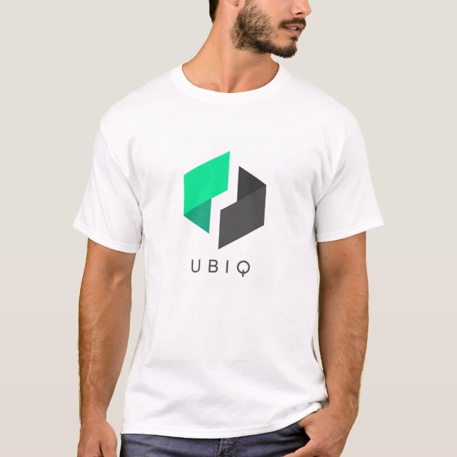 Camiseta Sinal de Moedas de Criptomoeda legal Ubiq (Frente)