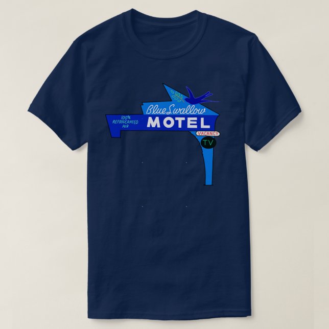 Camiseta Sinal de motel de andorinha (Frente do Design)