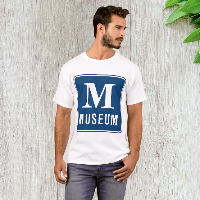 Camiseta Sinal de Museu Mens T-shirt (Criador carregado)