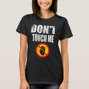 Camiseta Sinal de Não Me Toque Introvertido Antissocial Vin