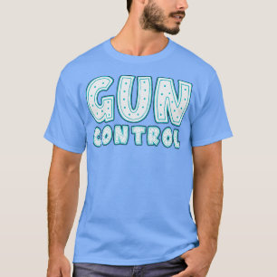 Camiseta Sinal de Neon de Controle de Armas