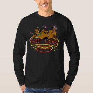Camiseta Sinal de néon do cachorro quente de Scooby-Doo