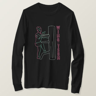 Camiseta Sinal de Neon Light - Mulher Wing Tsun Wooden Dumm