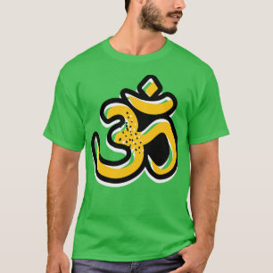 Camiseta Sinal de Om Meditação de Espiritualidade do Budism