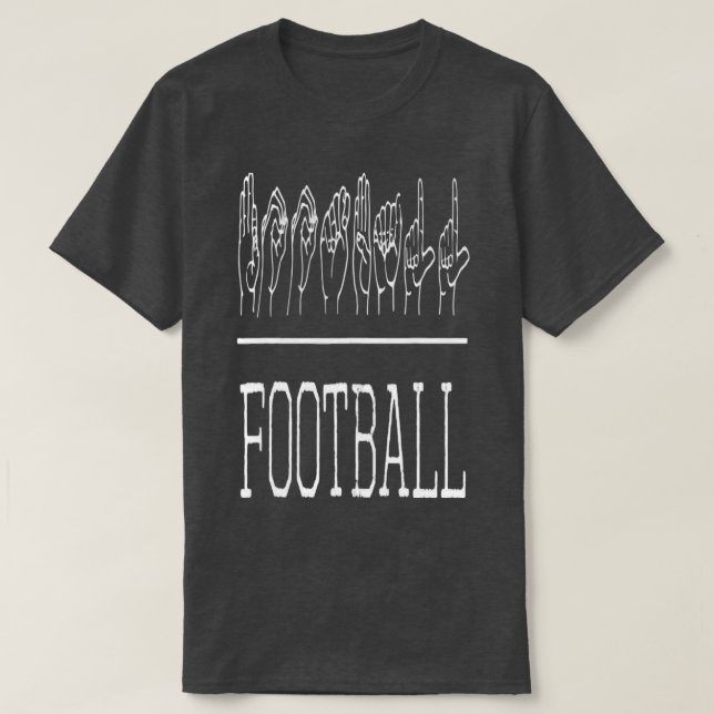 Camiseta Sinal de Orgulho Surdo ASL (Frente do Design)