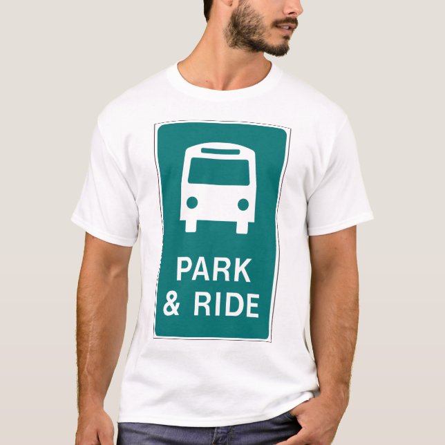 Camiseta Sinal de Park and Ride (Frente)
