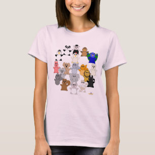 Camiseta Sinal de paz animal Huggable