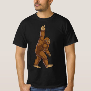 Camiseta Sinal de Paz Bigfoot