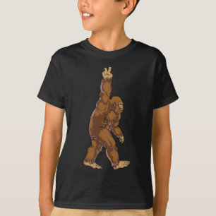 Camiseta Sinal de Paz Bigfoot