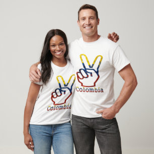 Camiseta Sinal de paz colombiano