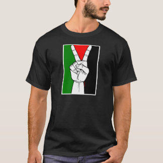 CAMISETA SINAL DE PAZ DA BANDEIRA DE PALESTINA