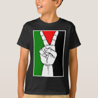 SINAL DE PAZ DA BANDEIRA DE PALESTINA