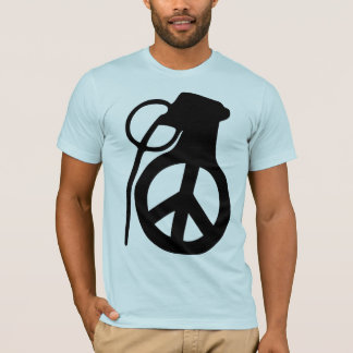 Camiseta Sinal de paz da granada de mão