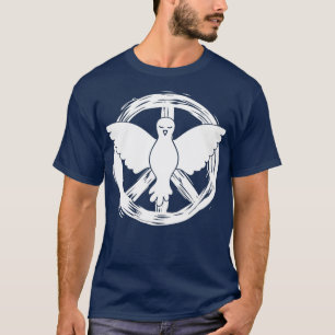 Camiseta Sinal de paz de pomba