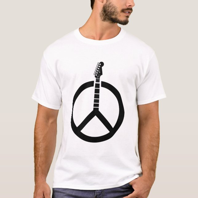 Camiseta Sinal de Paz de Violão (Frente)