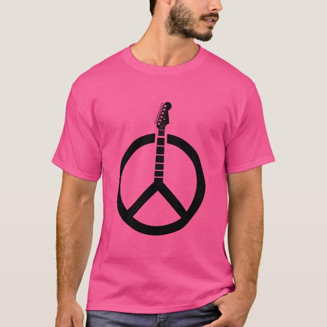 Camiseta Sinal de Paz de Violão (Frente)