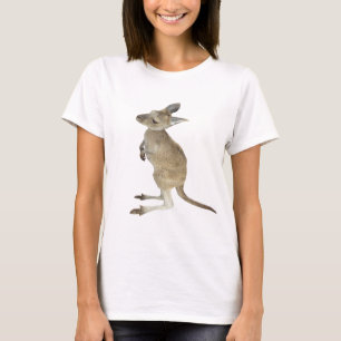 Camiseta Sinal de paz do canguru e do animal