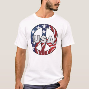 Camiseta Sinal de paz dos EUA