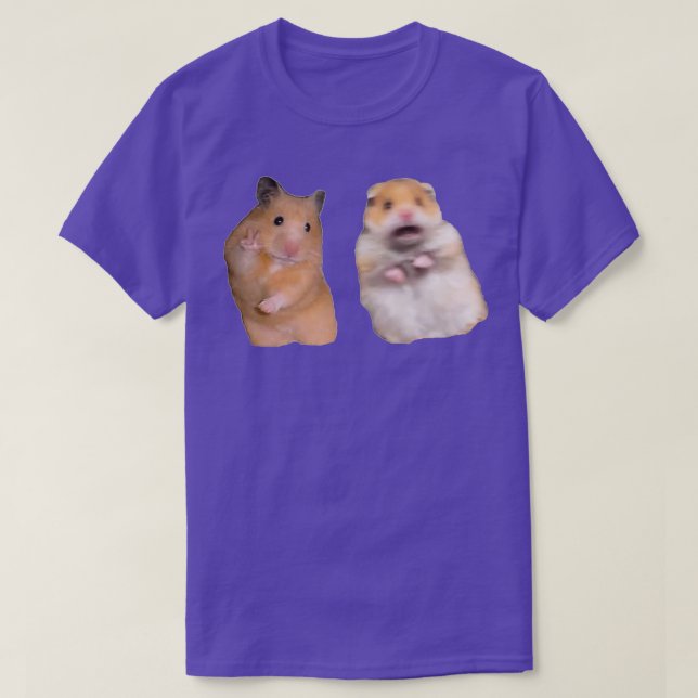 Camiseta Sinal de paz e Hamster grito (Frente do Design)