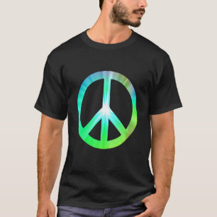 Camiseta Sinal de Paz - Gradação de Cor Luz Esperança