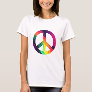 Camiseta Sinal de paz hippy