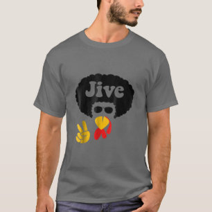 Camiseta Sinal de paz Jive Turkey Enfrentando Engraçado Sh