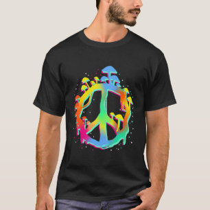 Camiseta Sinal de Paz Mágico para Cogumelos