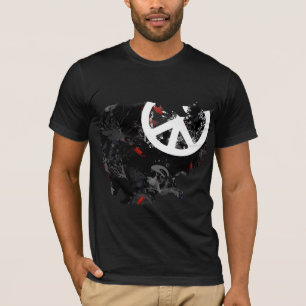 Camiseta Sinal de paz na moda de Cambodia com mapa
