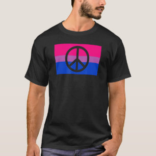 Camiseta Sinal de Paz Pacifista Protesto Hippie Gay Bisexua