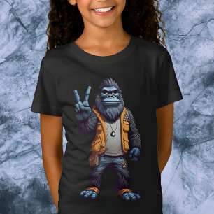 Camiseta Sinal de Paz Piscante Bigfoot