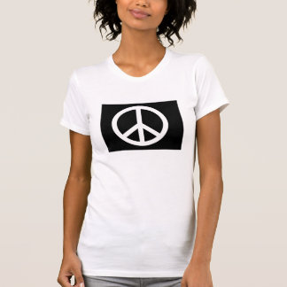 Camiseta sinal de paz preto