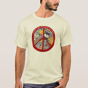 Camiseta Sinal de Paz Proteção Animal