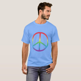 Camiseta Sinal de Paz Psicodélico