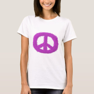Camiseta Sinal de Paz Roxo