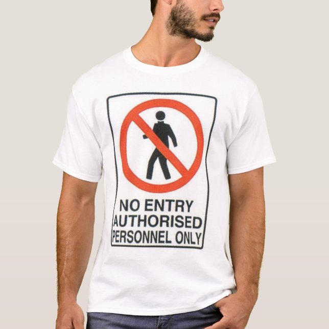 Camiseta sinal de perigo (Frente)