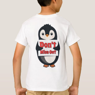 Camiseta Sinal de Pinguim: Não Perca