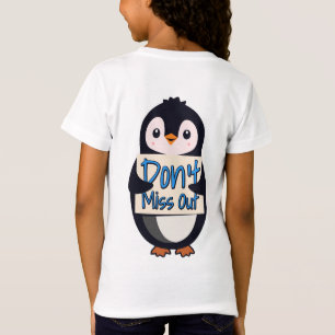 Camiseta Sinal de Pinguim Não Perca