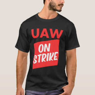 Camiseta Sinal de Piqueta de Trabalhadores Automóveis Unido